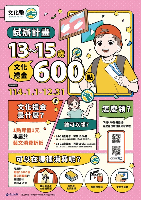 114年13-22歲文化禮金文宣資料