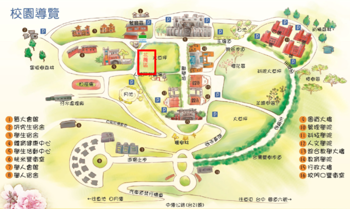 花攤商區位置圖圖片